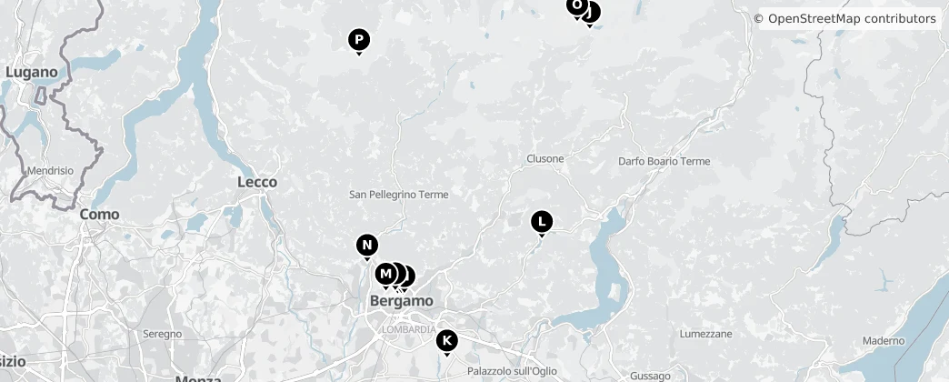 Map of Bergamo