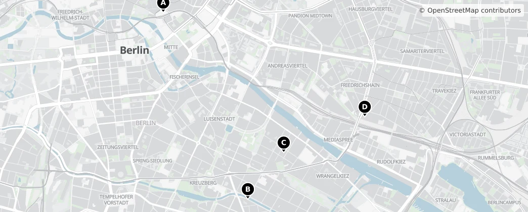 Map of Berlino