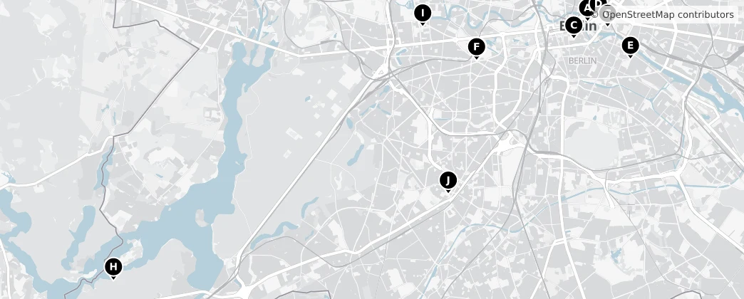 Map of Berlino