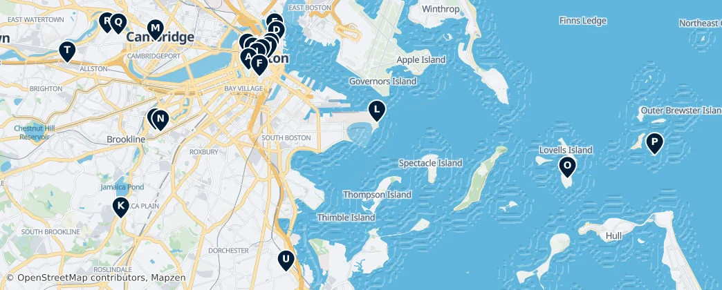 Map of Boston