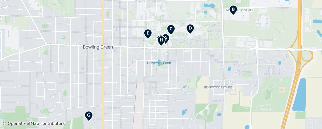 Map of Bowling Green