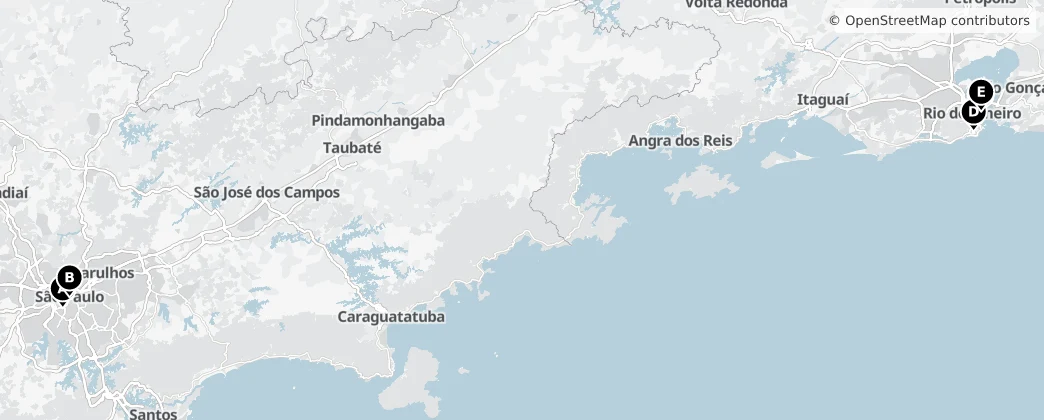 Map of Brasile