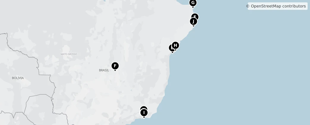Map of Brasile