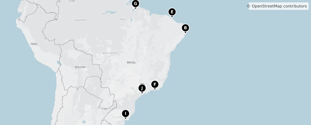 Map of Brasile