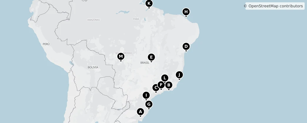 Map of Brasile