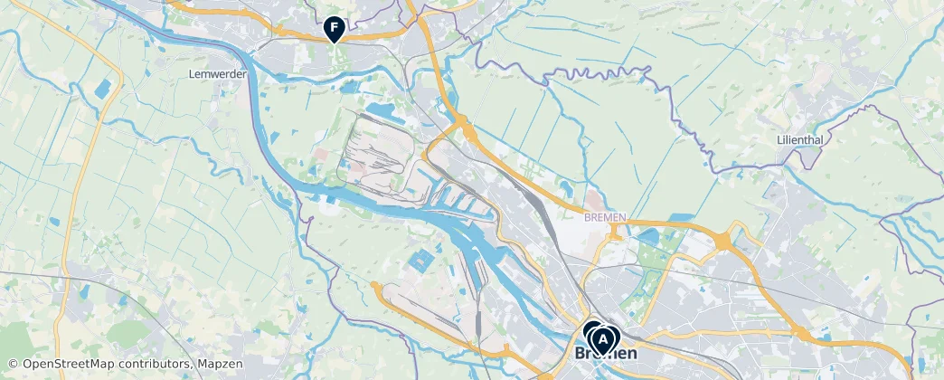 Map of Brema