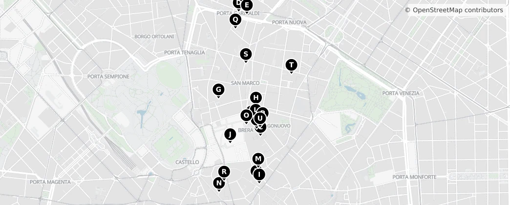 Map of Brera