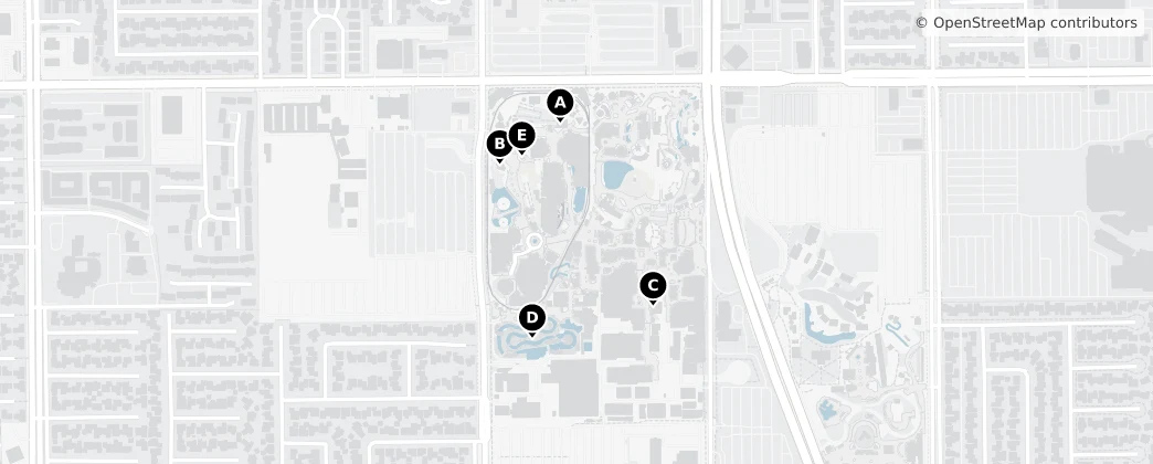 Map of Buena Park