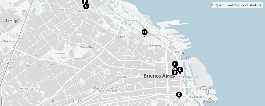 Map of Buenos Aires