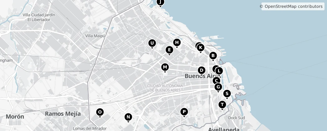 Map of Buenos Aires