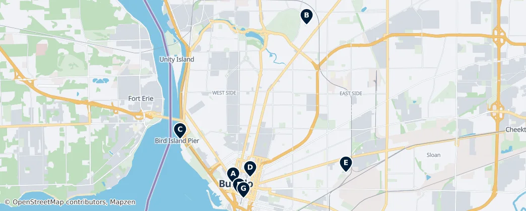 Map of Buffalo