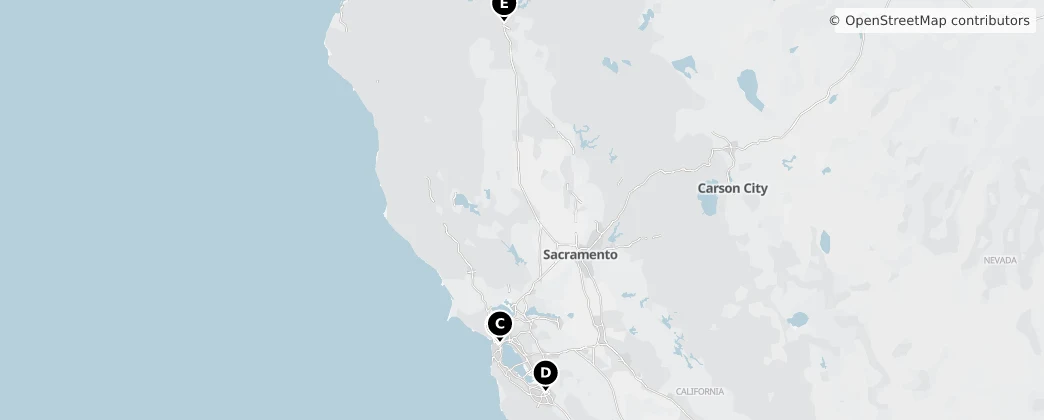 Map of California