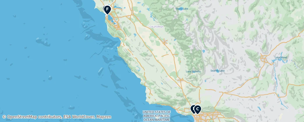 Map of California