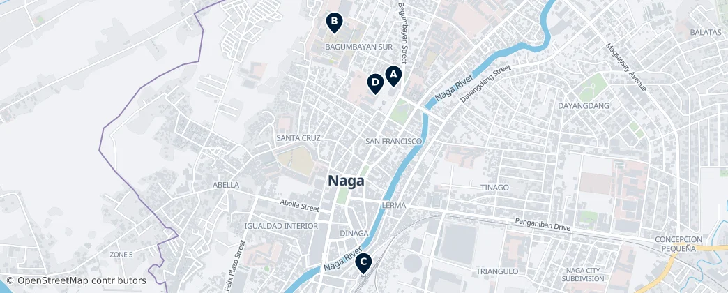 Map of Camaligan