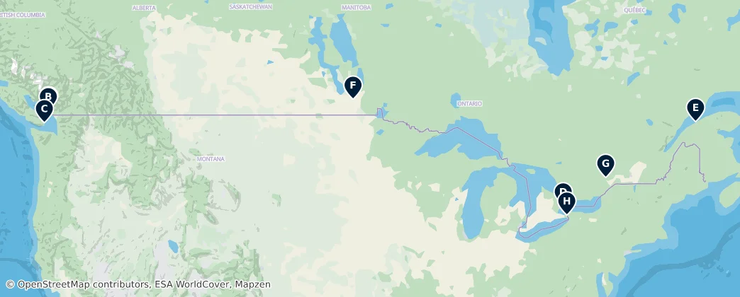 Map of Canada