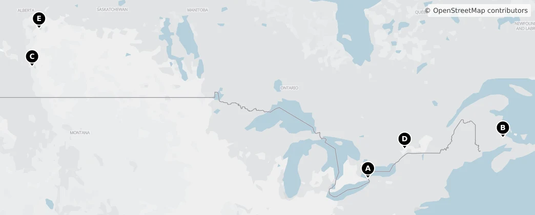 Map of Canada