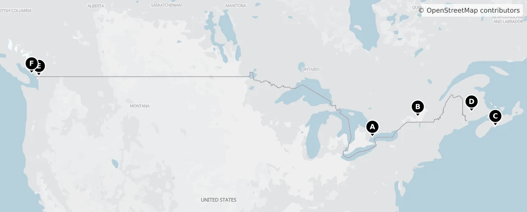 Map of Canada