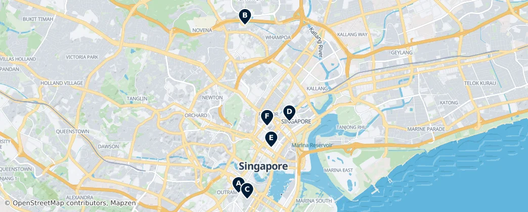 Map of Central