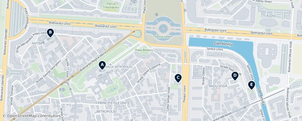 Map of Centrul Civic