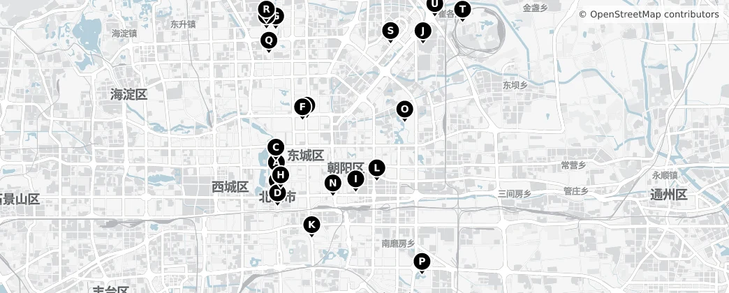 Map of Distretto di Chaoyang