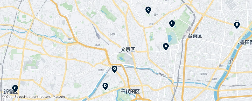 Map of Chiyoda