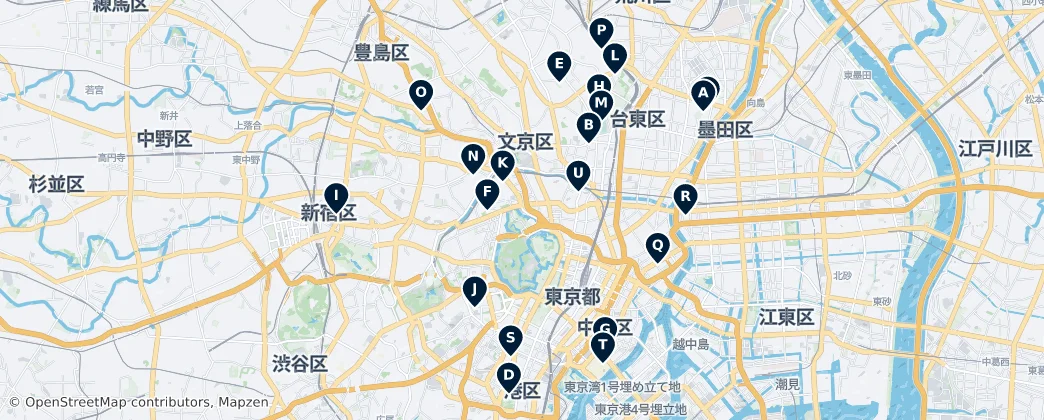 Map of Chiyoda