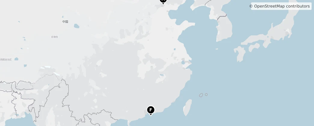 Map of Cina