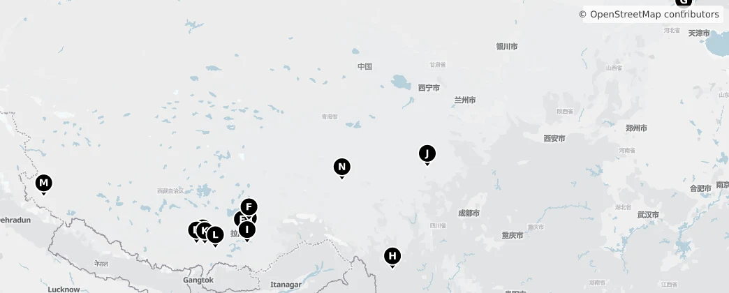 Map of Cina