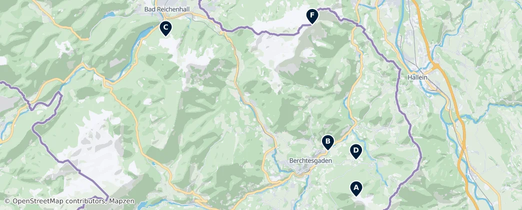 Map of Circondario del Berchtesgadener Land
