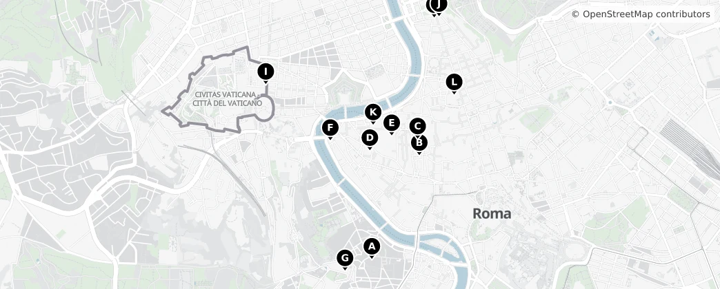 Map of Città del Vaticano
