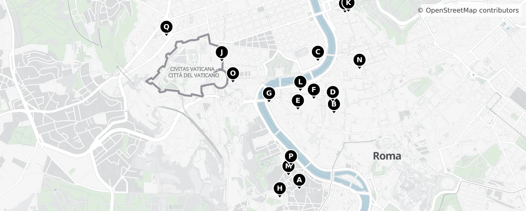 Map of Città del Vaticano