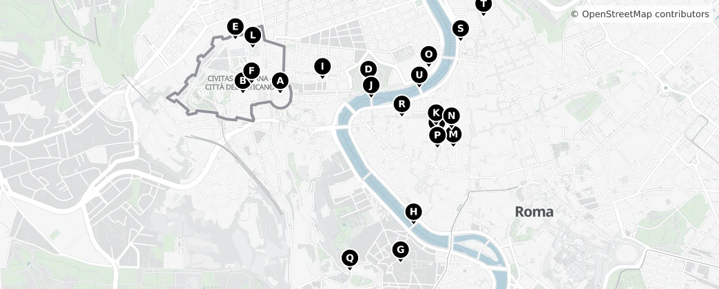 Map of Città del Vaticano