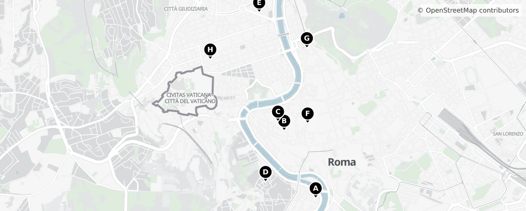 Map of Città del Vaticano
