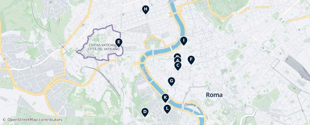 Map of Città del Vaticano