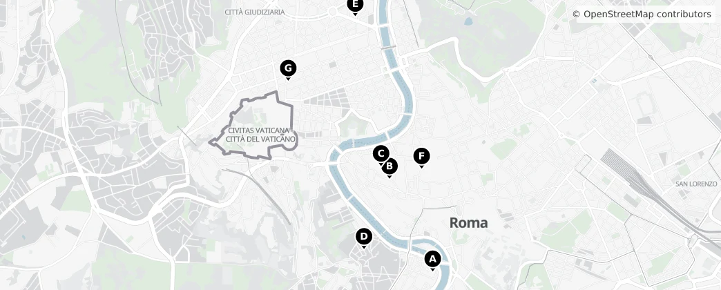 Map of Città del Vaticano