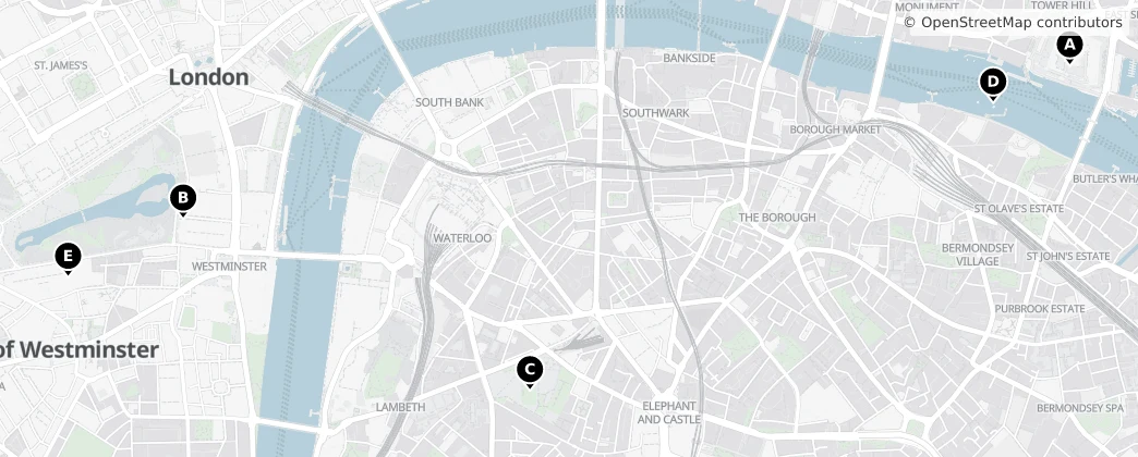 Map of Città di Londra