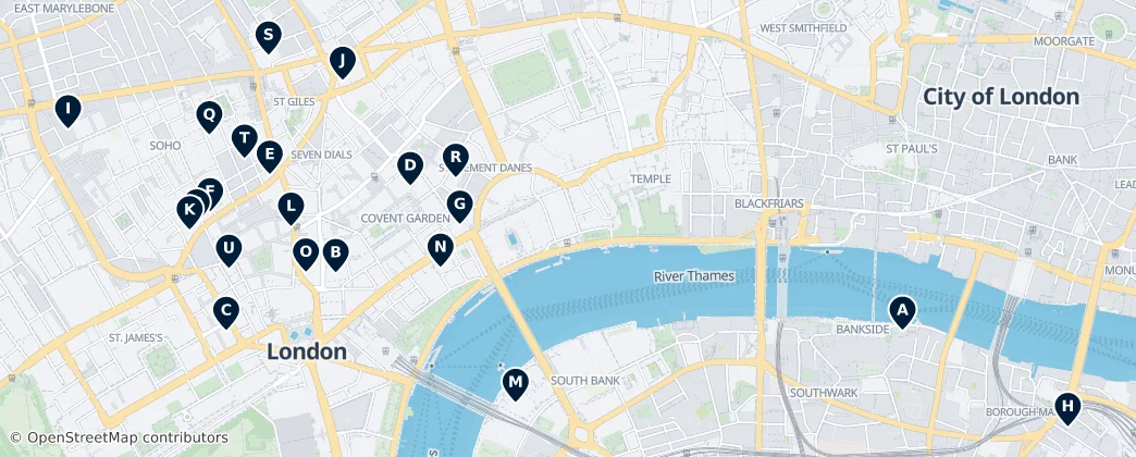 Map of Città di Londra