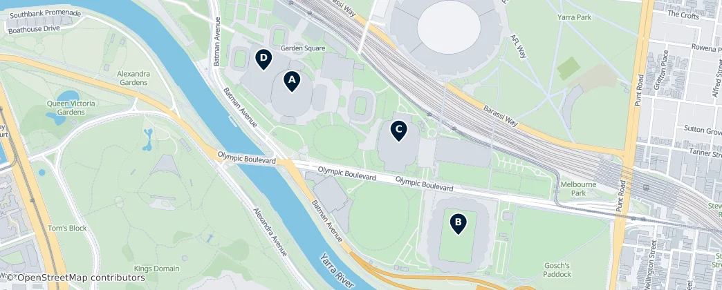 Map of Melbourne
