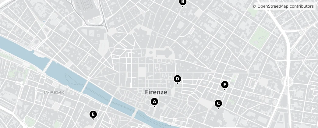 Map of Firenze