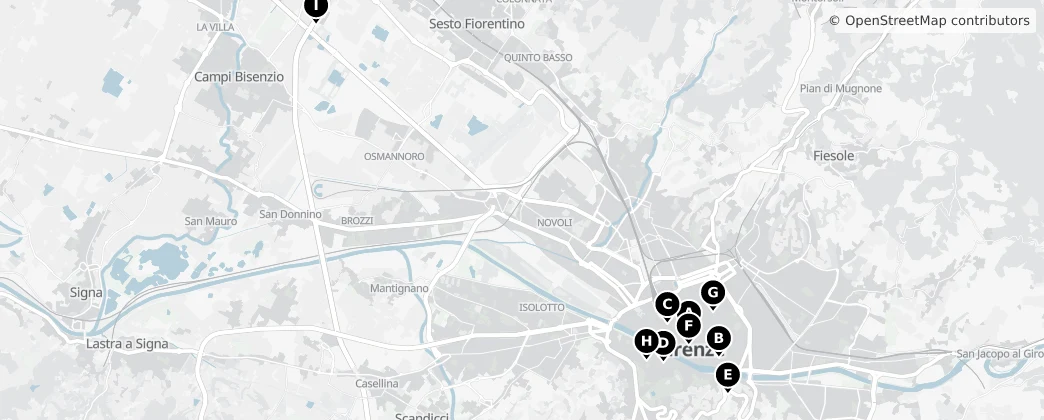 Map of Firenze