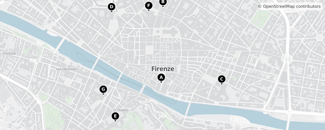 Map of Firenze