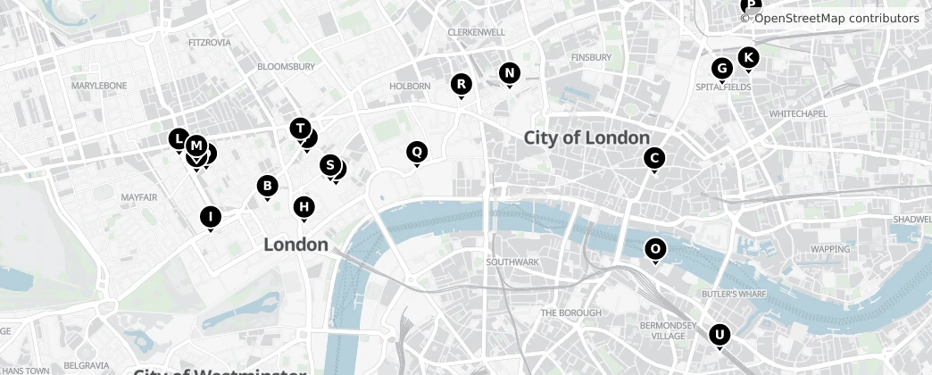 Map of Città di Londra