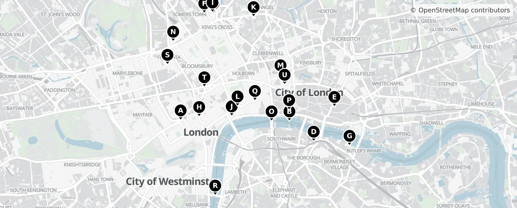 Map of Città di Londra