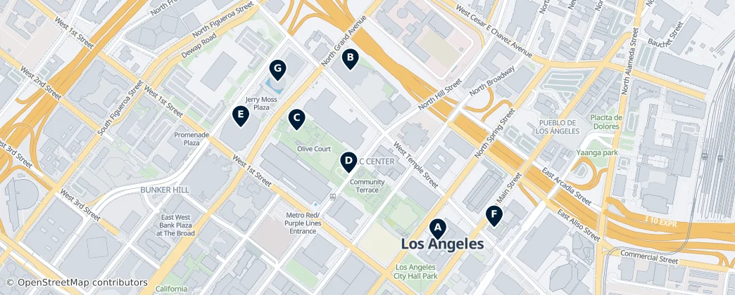 Map of Civic Center