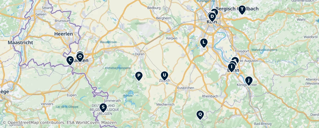 Map of Distretto governativo di Colonia