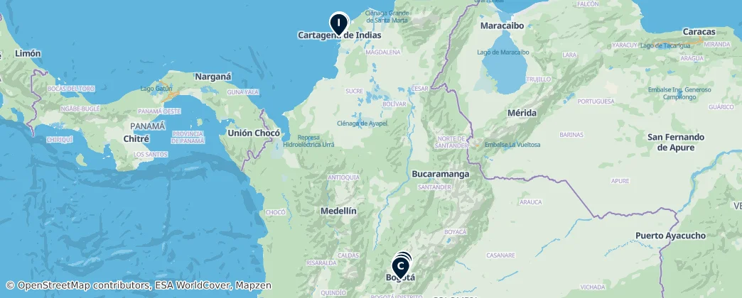 Map of Colombia