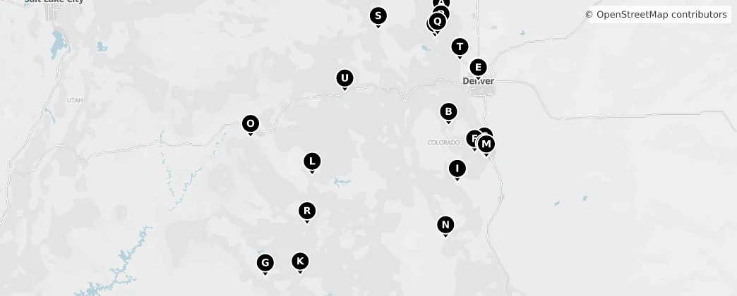 Map of Colorado