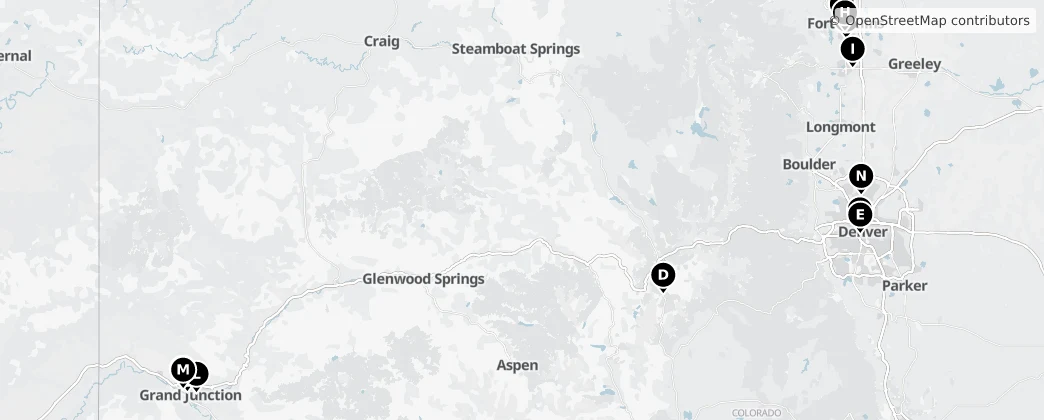 Map of Colorado
