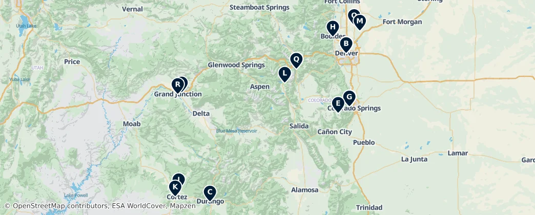 Map of Colorado
