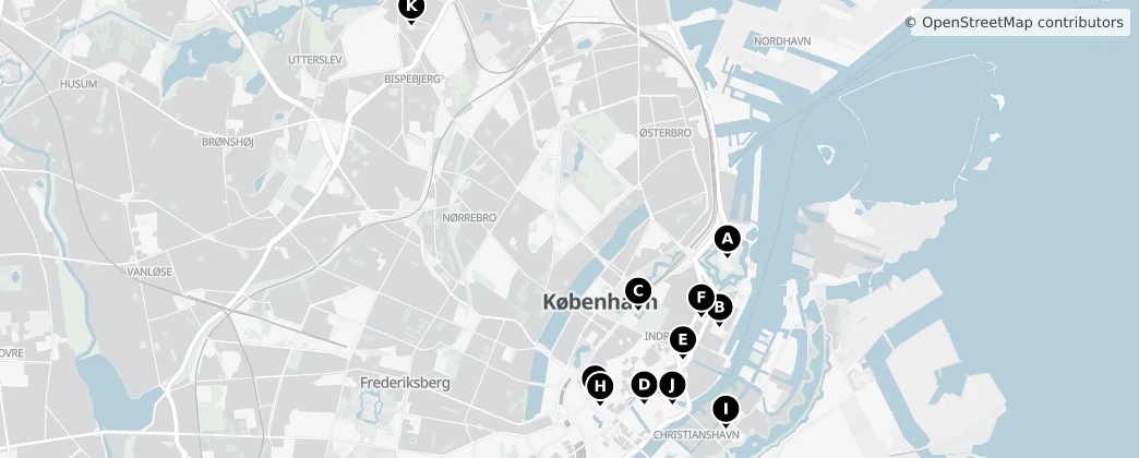 Map of Copenhagen Municipality